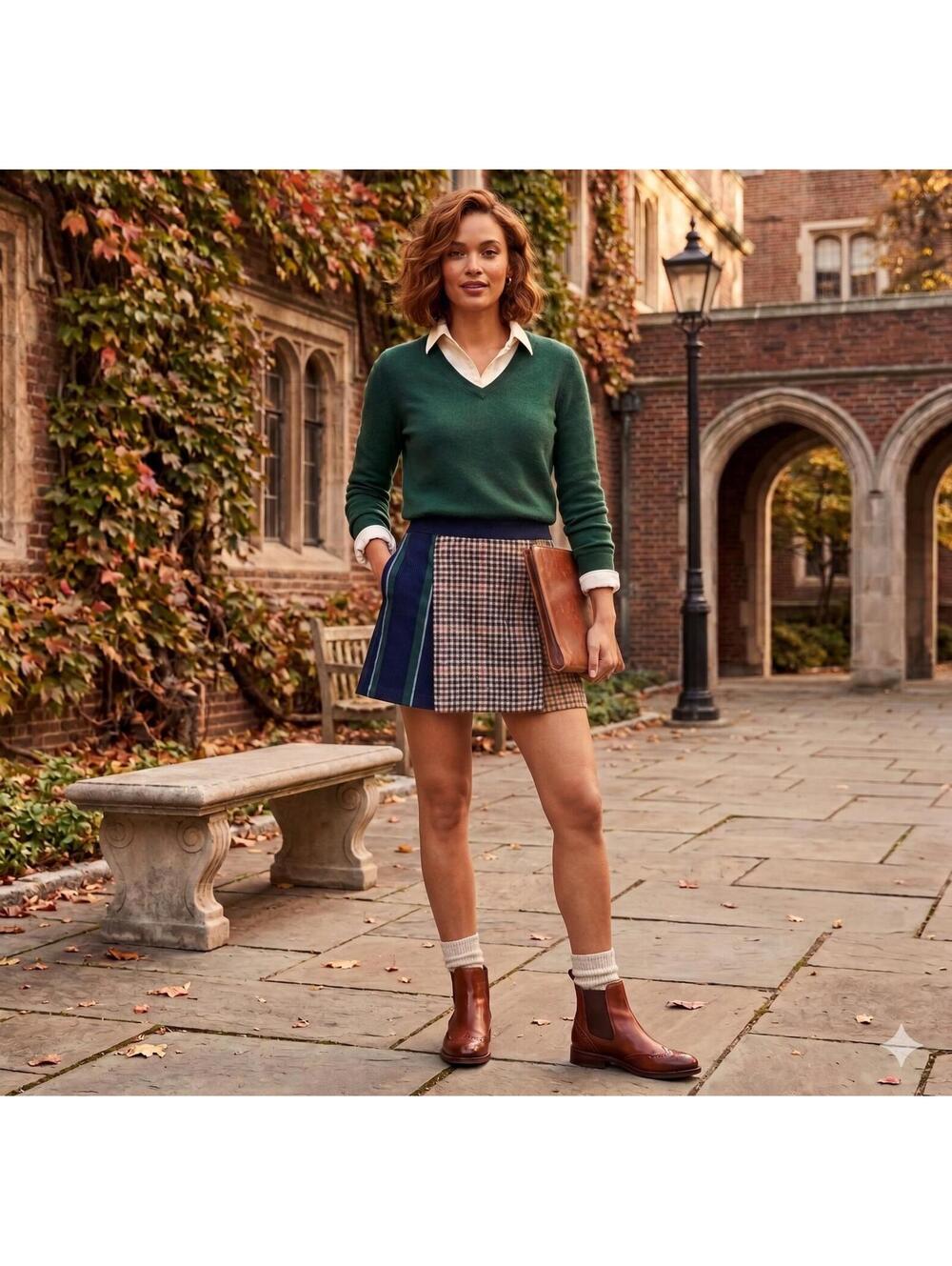 Rowing Blazers x Target Plaid Patchwork Mini Skirt – Size 4